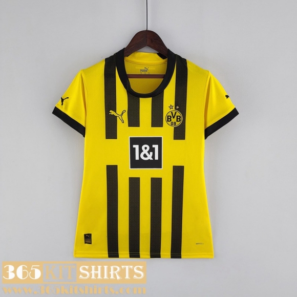 Football Shirts Dortmund BVB Home Womens 2022 2023 AW55