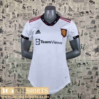Football Shirts Manchester United Away Womens 2022 2023 AW58