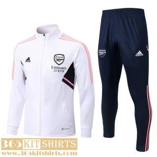Jacket Arsenal White Mens 2022 2023 JK527