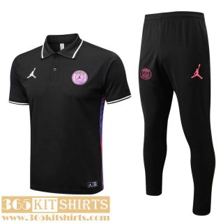 Polo Shirt PSG black Mens 2022 2023 PL609