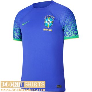 Football Shirts Brazil Away Mens World Cup 2022