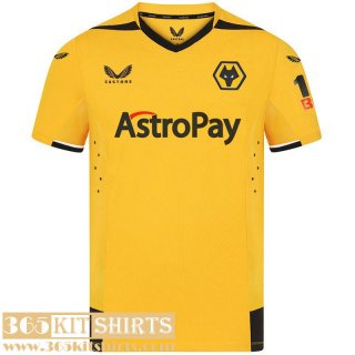 Football Shirts Wolverhampton Wanderers Home Mens 2022 2023