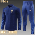 Training France Royal blue Kids 2022 2023 TK373
