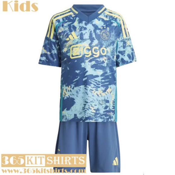 Football Shirts Ajax Away Kids 2024 2025