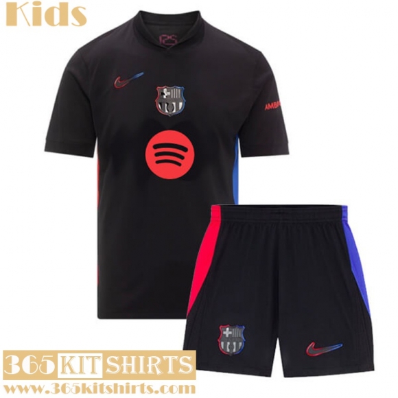 Football Shirts Barcelona Away Kids 2024 2025