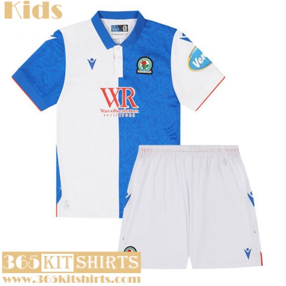 Football Shirts Blackburn Rovers Home Kids 2024 2025