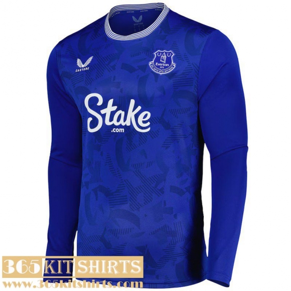 Football Shirts Everton Home Mens Long Sleeve 2024 2025