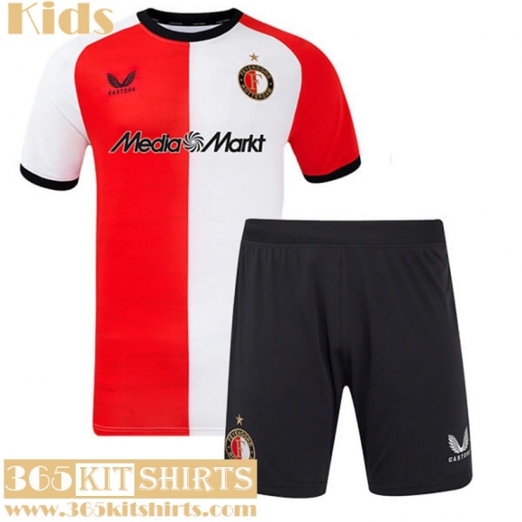 Football Shirts Feyenoord Home Kids 2024 2025