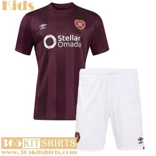 Football Shirts Hearts Home Kids 2024 2025