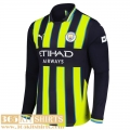 Football Shirts Manchester City Away Mens Long Sleeve 2024 2025