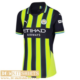 Football Shirts Manchester City Away Womens 2024 2025