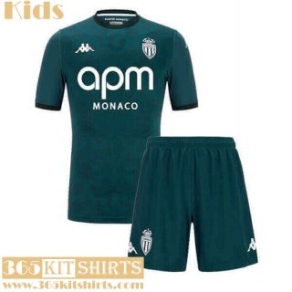 Football Shirts AS Monaco Away Kids 2024 2025