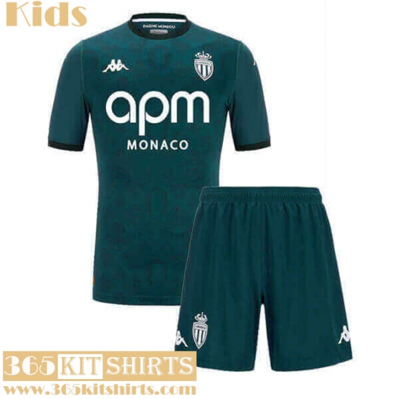 Football Shirts AS Monaco Away Kids 2024 2025