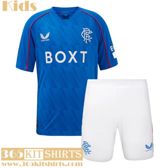 Football Shirts Rangers Home Kids 2024 2025