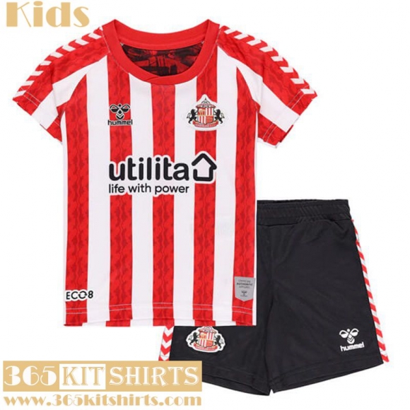 Football Shirts Sunderland Home Kids 2024 2025