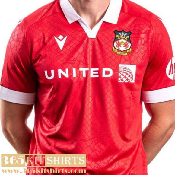 Football Shirts Wrexham Home Mens 2024 2025