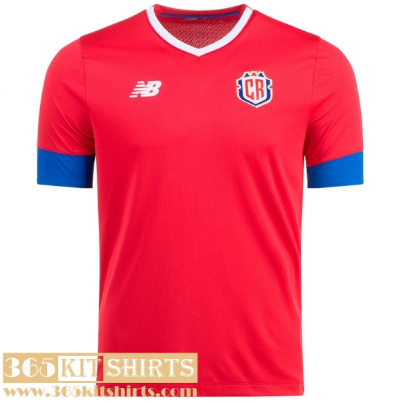 Football Shirts Costa Rica Home Mens World Cup 2022