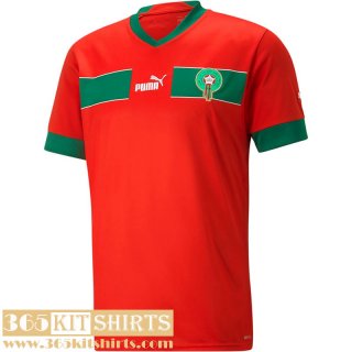 Football Shirts Morocco Home Mens World Cup 2022