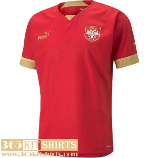 Football Shirts Serbia Home Mens World Cup 2022