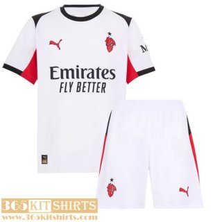 Football Shirts AC Milan Away Kids 25 26