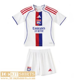 Football Shirts Lyon Home Kids 25 26
