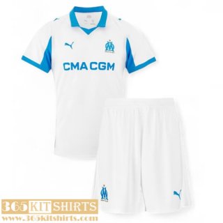 Football Shirts Marseille Home Kids 25 26